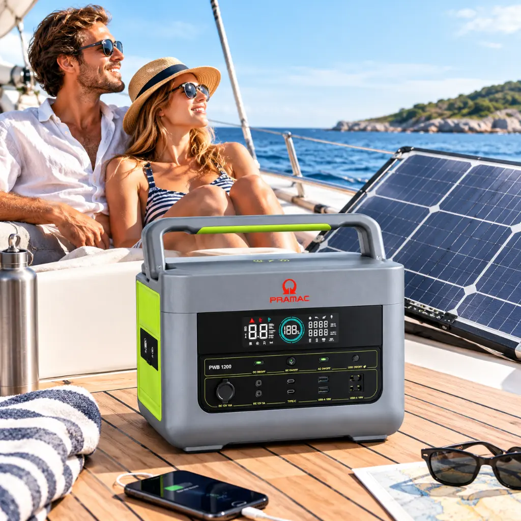 Energía solar a bordo del velero, pramac pwb 1200.webp