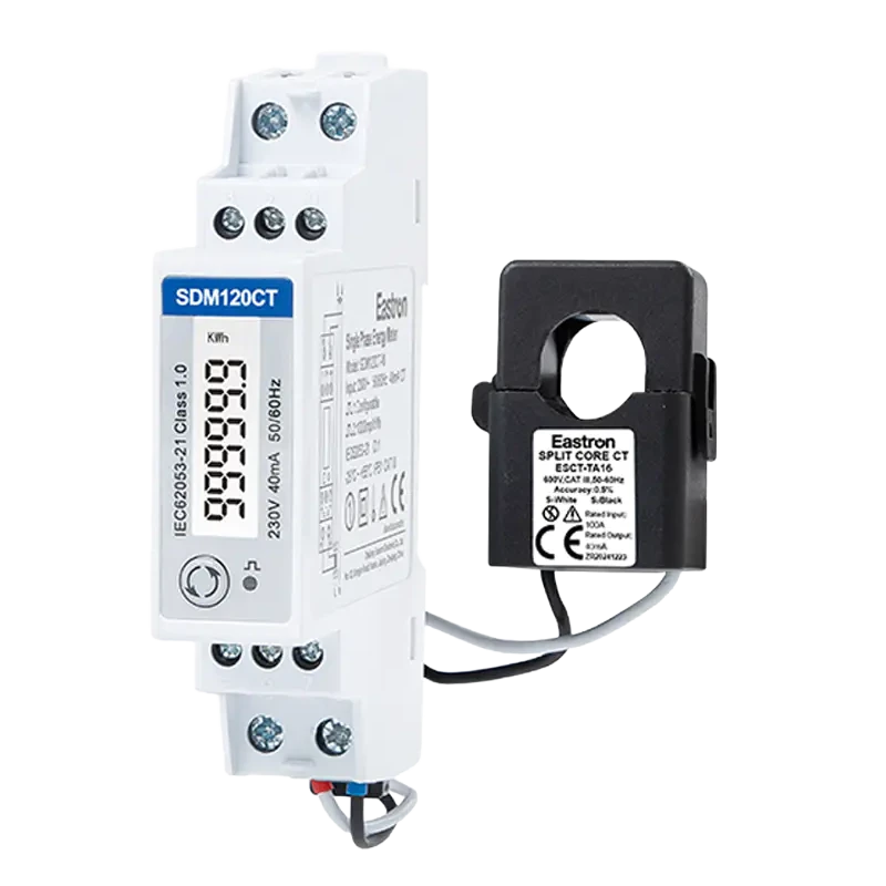 Meter Eastron para inversores Deye y V2C monofásico + CT incluido